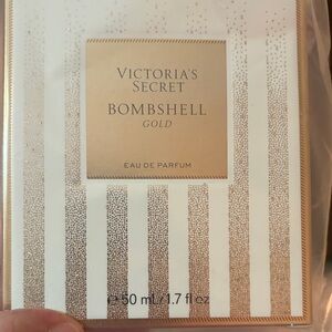 Victoria's Secret Bombshell Gold Perfume - Gold and White BNIB